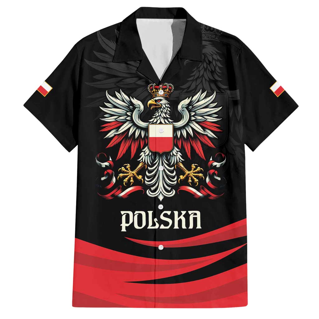 Poland National Flag Day Personalized Hawaiian Shirt Polsk Eagle Proud to be Poland
