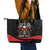 Poland National Flag Day Personalized Leather Tote Bag Polsk Eagle Proud to be Poland