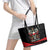 Poland National Flag Day Personalized Leather Tote Bag Polsk Eagle Proud to be Poland
