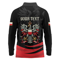 Poland National Flag Day Personalized Long Sleeve Polo Shirt Polsk Eagle Proud to be Poland