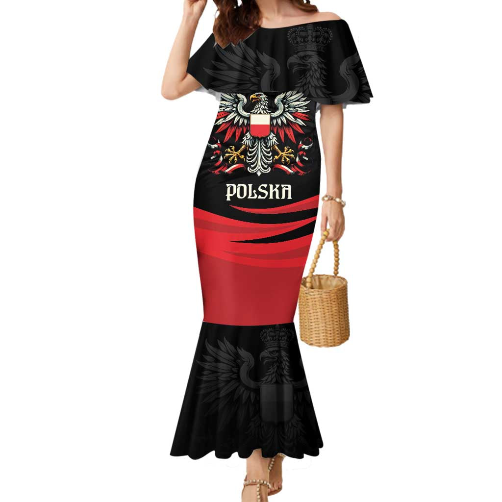 Poland National Flag Day Personalized Mermaid Dress Polsk Eagle Proud to be Poland