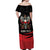 Poland National Flag Day Personalized Off Shoulder Maxi Dress Polsk Eagle Proud to be Poland
