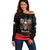 Poland National Flag Day Personalized Off Shoulder Sweater Polsk Eagle Proud to be Poland