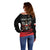 Poland National Flag Day Personalized Off Shoulder Sweater Polsk Eagle Proud to be Poland