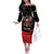 Poland National Flag Day Personalized Off The Shoulder Long Sleeve Dress Polsk Eagle Proud to be Poland