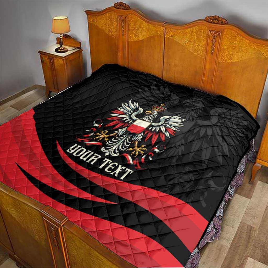 Poland National Flag Day Personalized Quilt Polsk Eagle Proud to be Poland