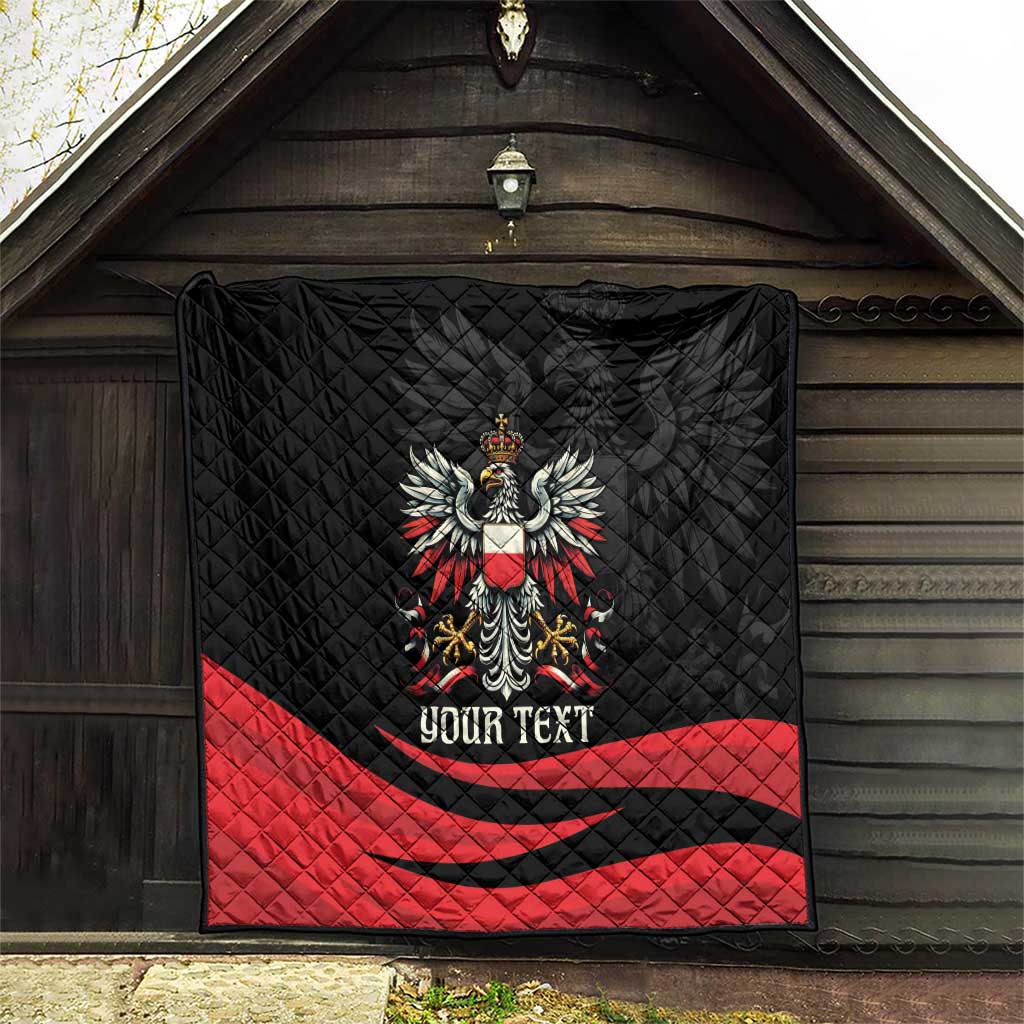Poland National Flag Day Personalized Quilt Polsk Eagle Proud to be Poland