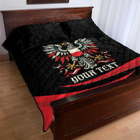 Poland National Flag Day Personalized Quilt Bed Set Polsk Eagle Proud to be Poland
