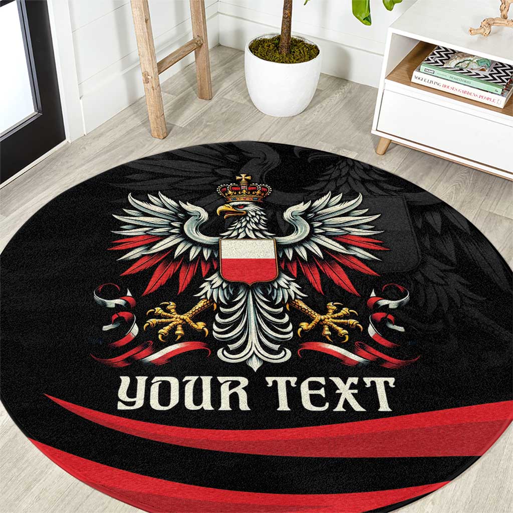 Poland National Flag Day Personalized Round Carpet Polsk Eagle Proud to be Poland