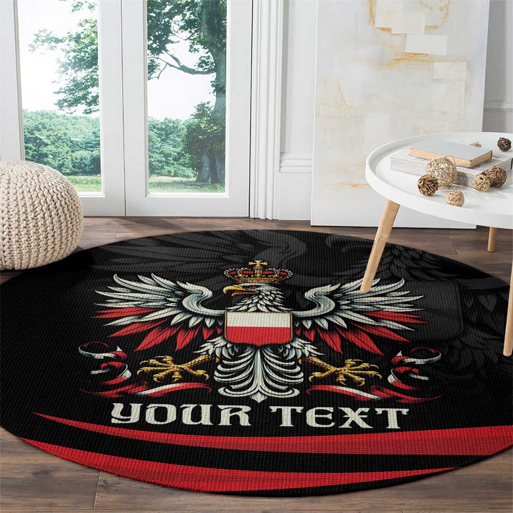 Poland National Flag Day Personalized Round Carpet Polsk Eagle Proud to be Poland