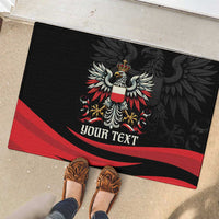 Poland National Flag Day Personalized Rubber Doormat Polsk Eagle Proud to be Poland