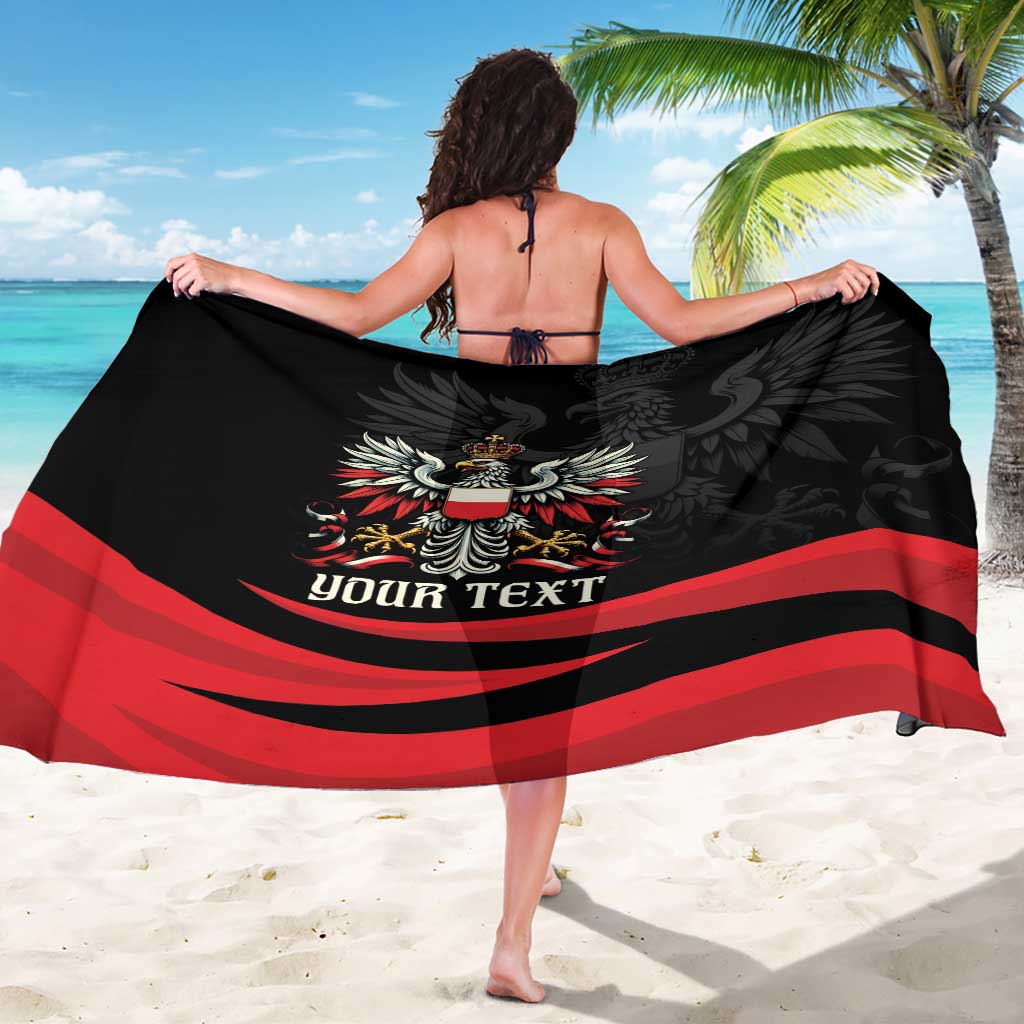 Poland National Flag Day Personalized Sarong Polsk Eagle Proud to be Poland