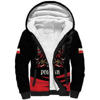 Poland National Flag Day Personalized Sherpa Hoodie Polsk Eagle Proud to be Poland