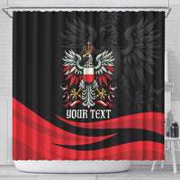 Poland National Flag Day Personalized Shower Curtain Polsk Eagle Proud to be Poland