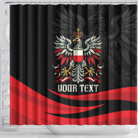 Poland National Flag Day Personalized Shower Curtain Polsk Eagle Proud to be Poland