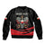 Poland National Flag Day Personalized Sleeve Zip Bomber Jacket Polsk Eagle Proud to be Poland