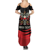 Poland National Flag Day Personalized Summer Maxi Dress Polsk Eagle Proud to be Poland