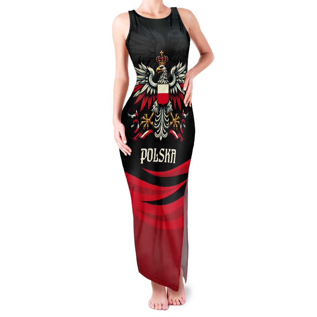 Poland National Flag Day Personalized Tank Maxi Dress Polsk Eagle Proud to be Poland