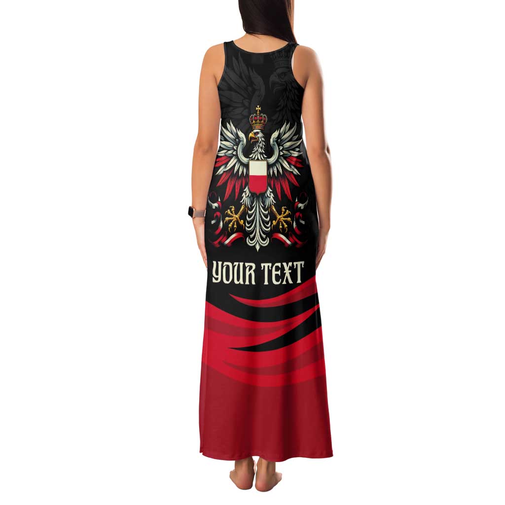 Poland National Flag Day Personalized Tank Maxi Dress Polsk Eagle Proud to be Poland