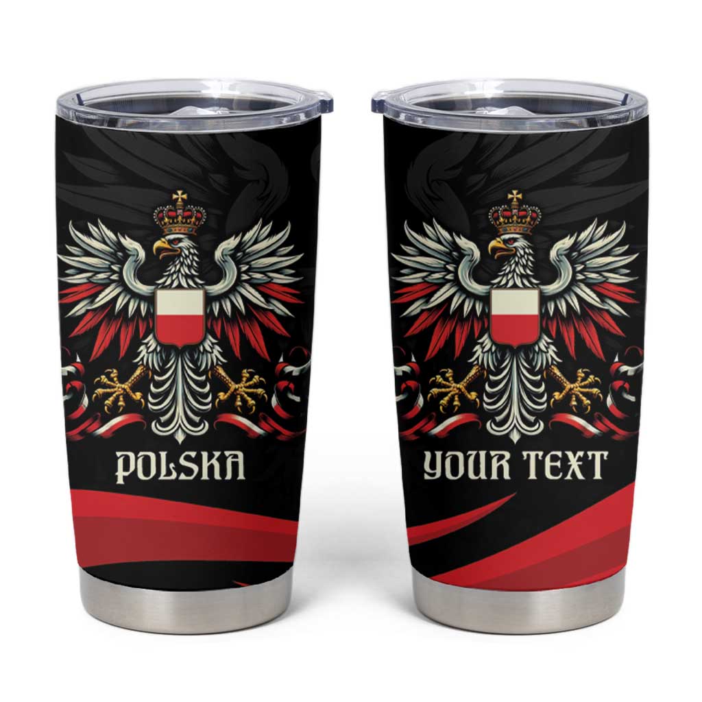 Poland National Flag Day Personalized Tumbler Cup Polsk Eagle Proud to be Poland