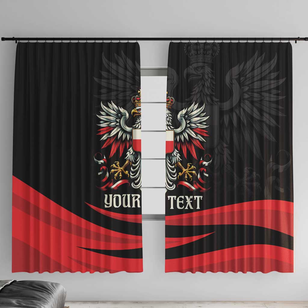 Poland National Flag Day Personalized Window Curtain Polsk Eagle Proud to be Poland