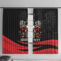 Poland National Flag Day Personalized Window Curtain Polsk Eagle Proud to be Poland