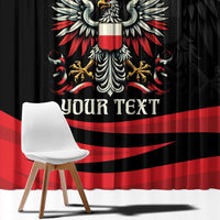 Poland National Flag Day Personalized Window Curtain Polsk Eagle Proud to be Poland