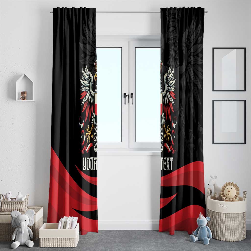Poland National Flag Day Personalized Window Curtain Polsk Eagle Proud to be Poland