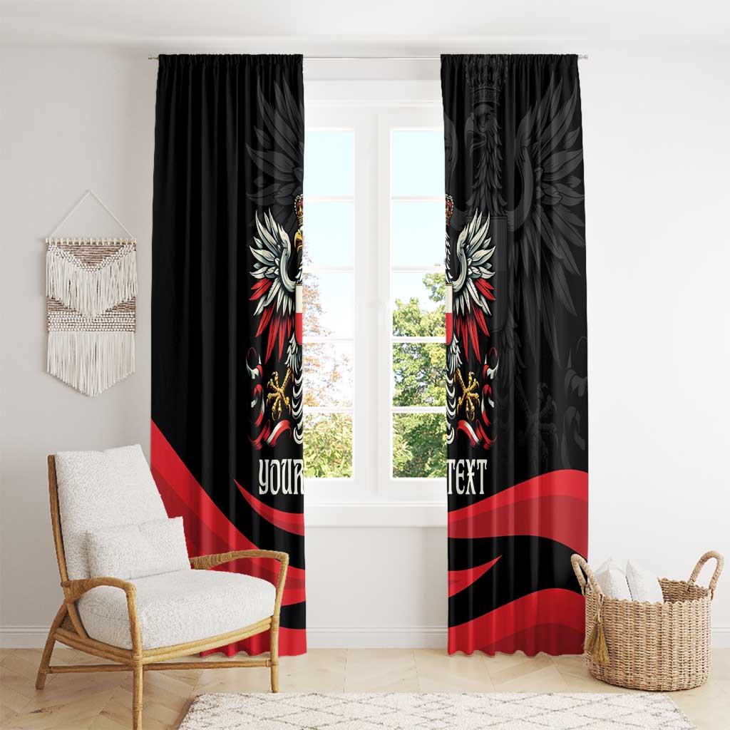Poland National Flag Day Personalized Window Curtain Polsk Eagle Proud to be Poland