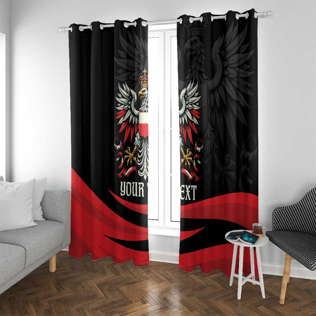 Poland National Flag Day Personalized Window Curtain Polsk Eagle Proud to be Poland
