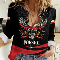 Poland National Flag Day Personalized Women Casual Shirt Polsk Eagle Proud to be Poland