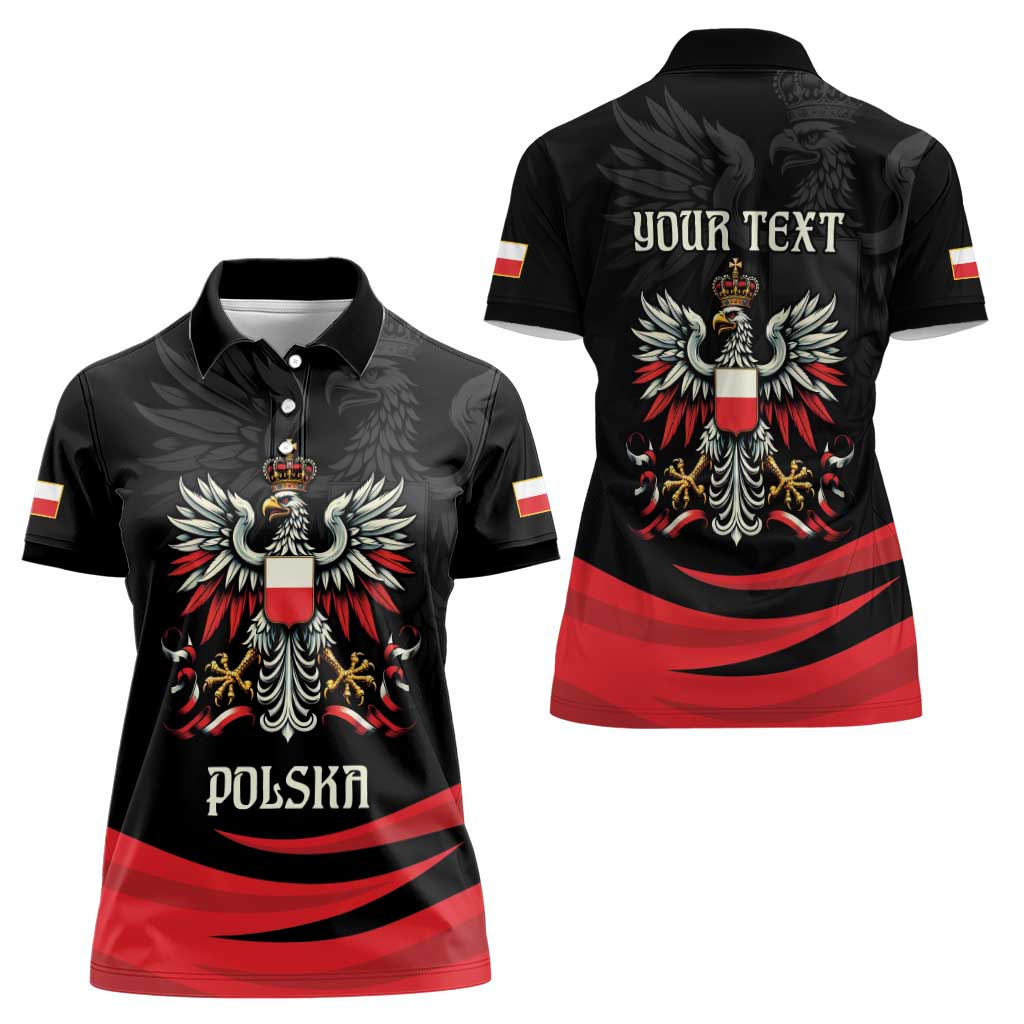Poland National Flag Day Personalized Women Polo Shirt Polsk Eagle Proud to be Poland