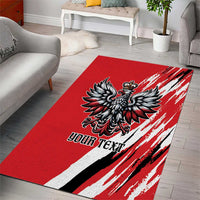 Poland National Flag Day Personalized Area Rug Polsk Eagle Simple Style