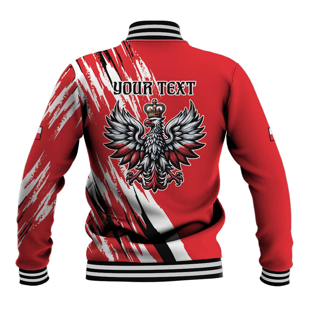 Poland National Flag Day Personalized Baseball Jacket Polsk Eagle Simple Style