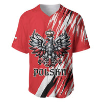 Poland National Flag Day Personalized Baseball Jersey Polsk Eagle Simple Style