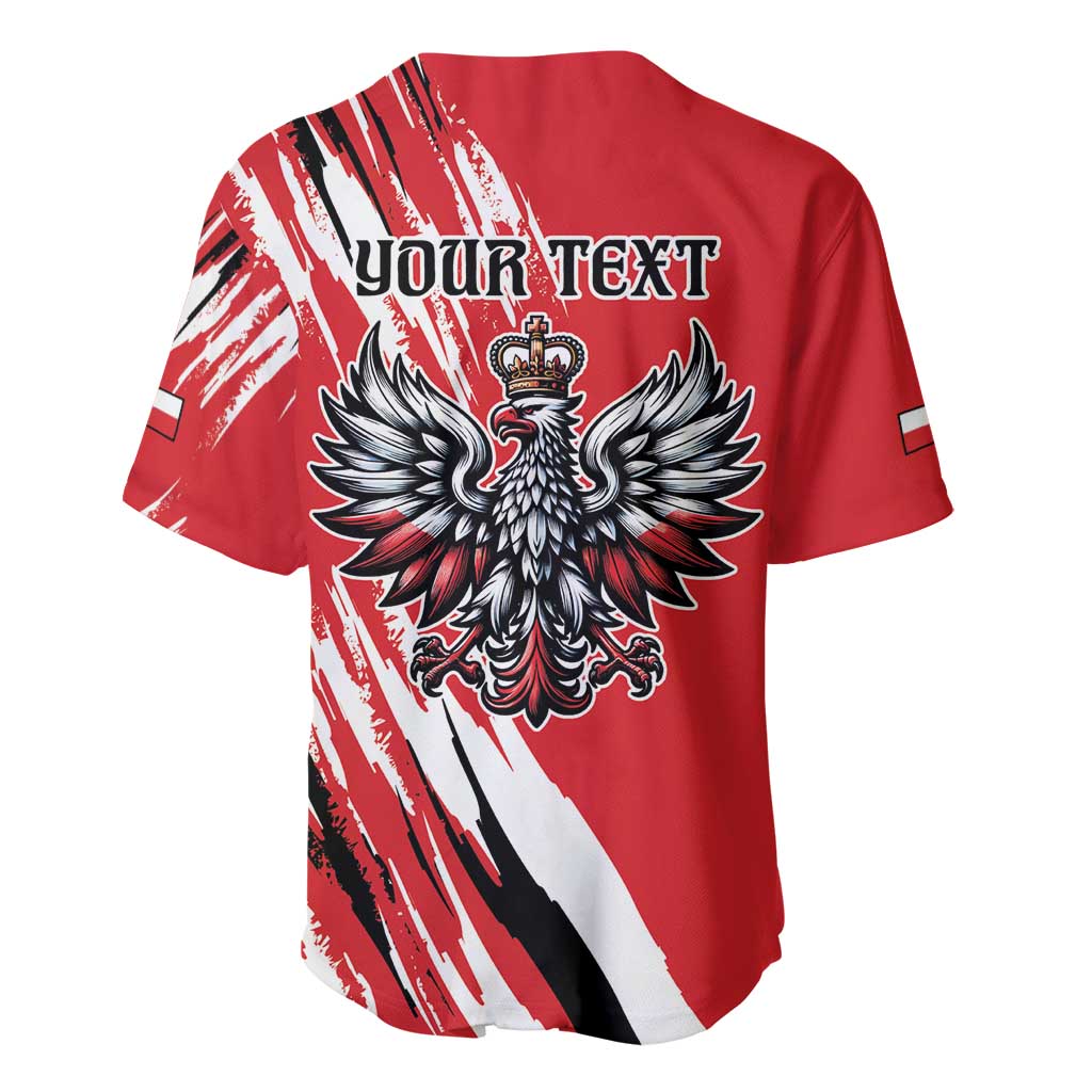 Poland National Flag Day Personalized Baseball Jersey Polsk Eagle Simple Style