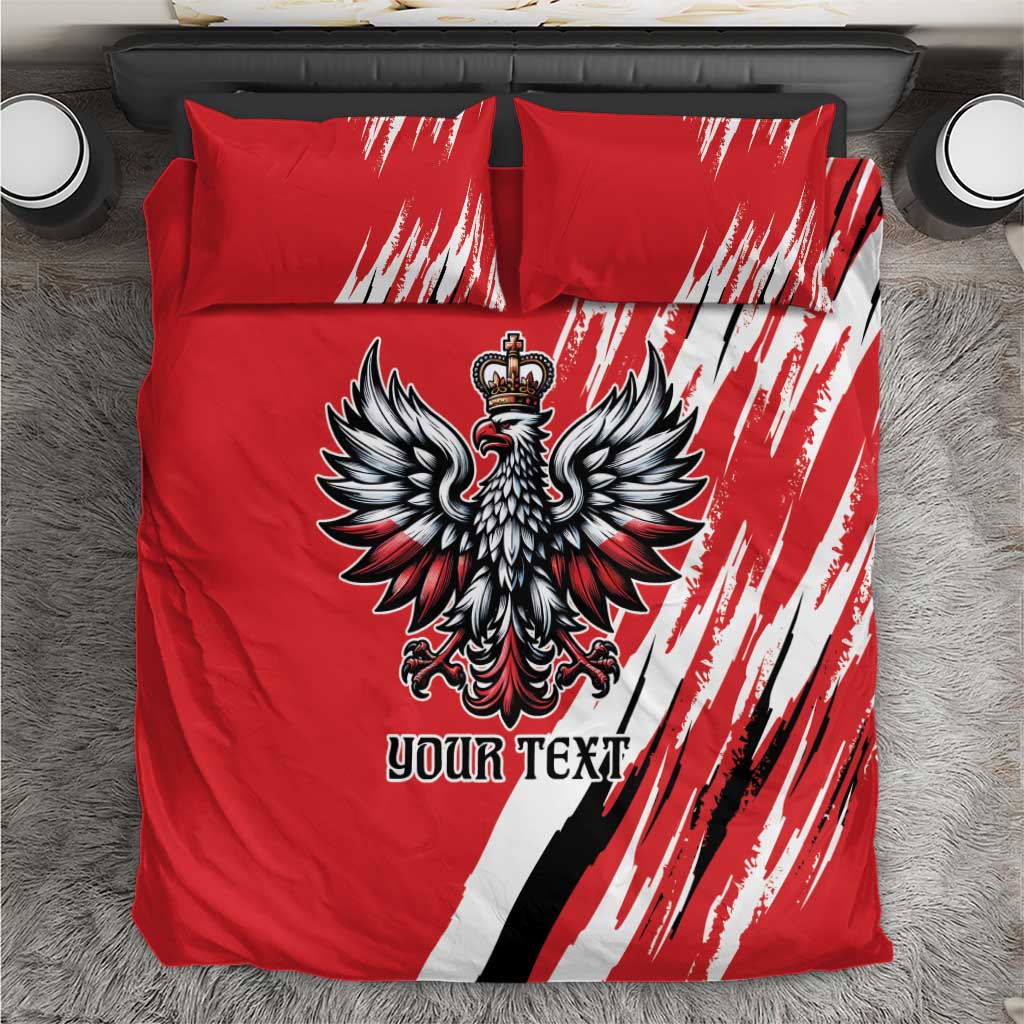 Poland National Flag Day Personalized Bedding Set Polsk Eagle Simple Style