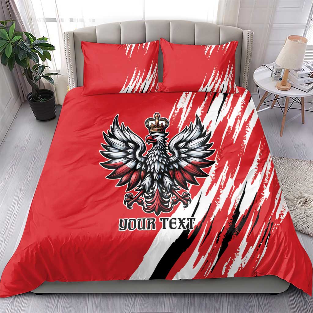 Poland National Flag Day Personalized Bedding Set Polsk Eagle Simple Style