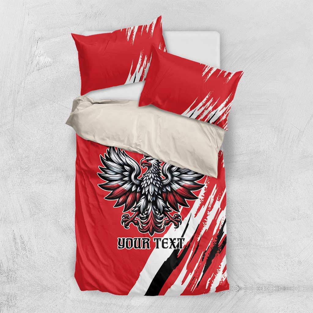 Poland National Flag Day Personalized Bedding Set Polsk Eagle Simple Style