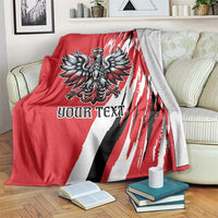 Poland National Flag Day Personalized Blanket Polsk Eagle Simple Style