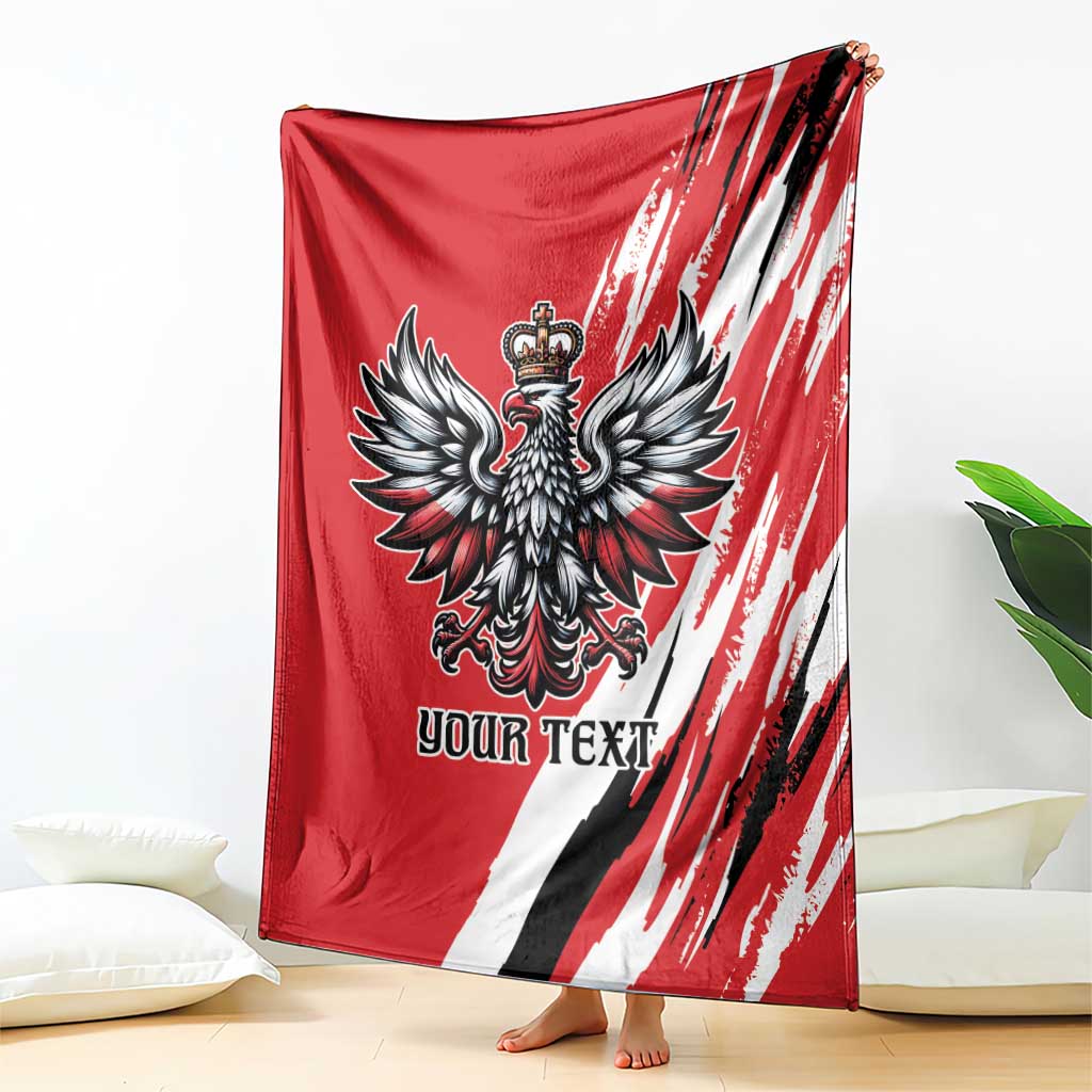 Poland National Flag Day Personalized Blanket Polsk Eagle Simple Style