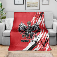 Poland National Flag Day Personalized Blanket Polsk Eagle Simple Style