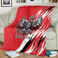 Poland National Flag Day Personalized Blanket Polsk Eagle Simple Style
