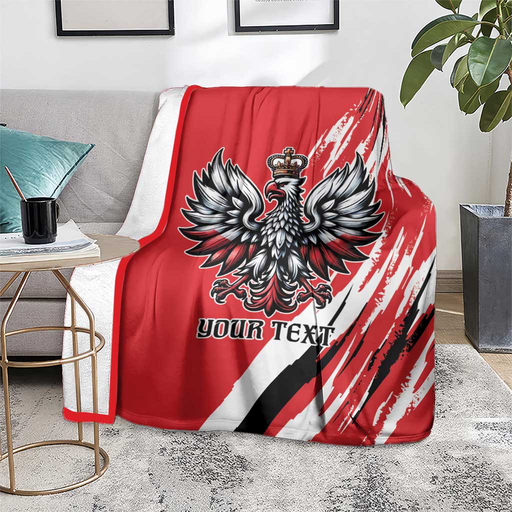Poland National Flag Day Personalized Blanket Polsk Eagle Simple Style