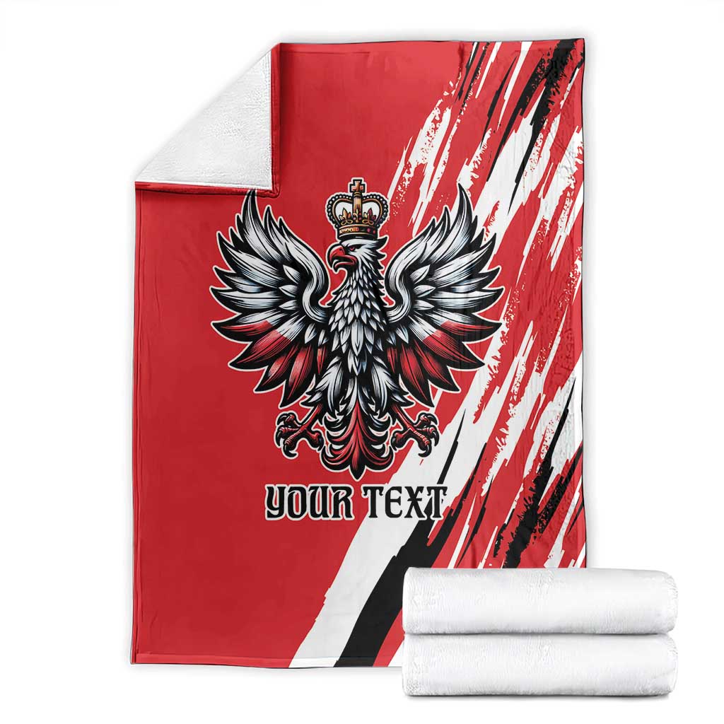Poland National Flag Day Personalized Blanket Polsk Eagle Simple Style
