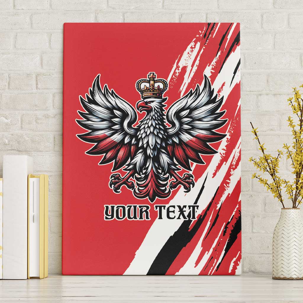 Poland National Flag Day Personalized Canvas Wall Art Polsk Eagle Simple Style