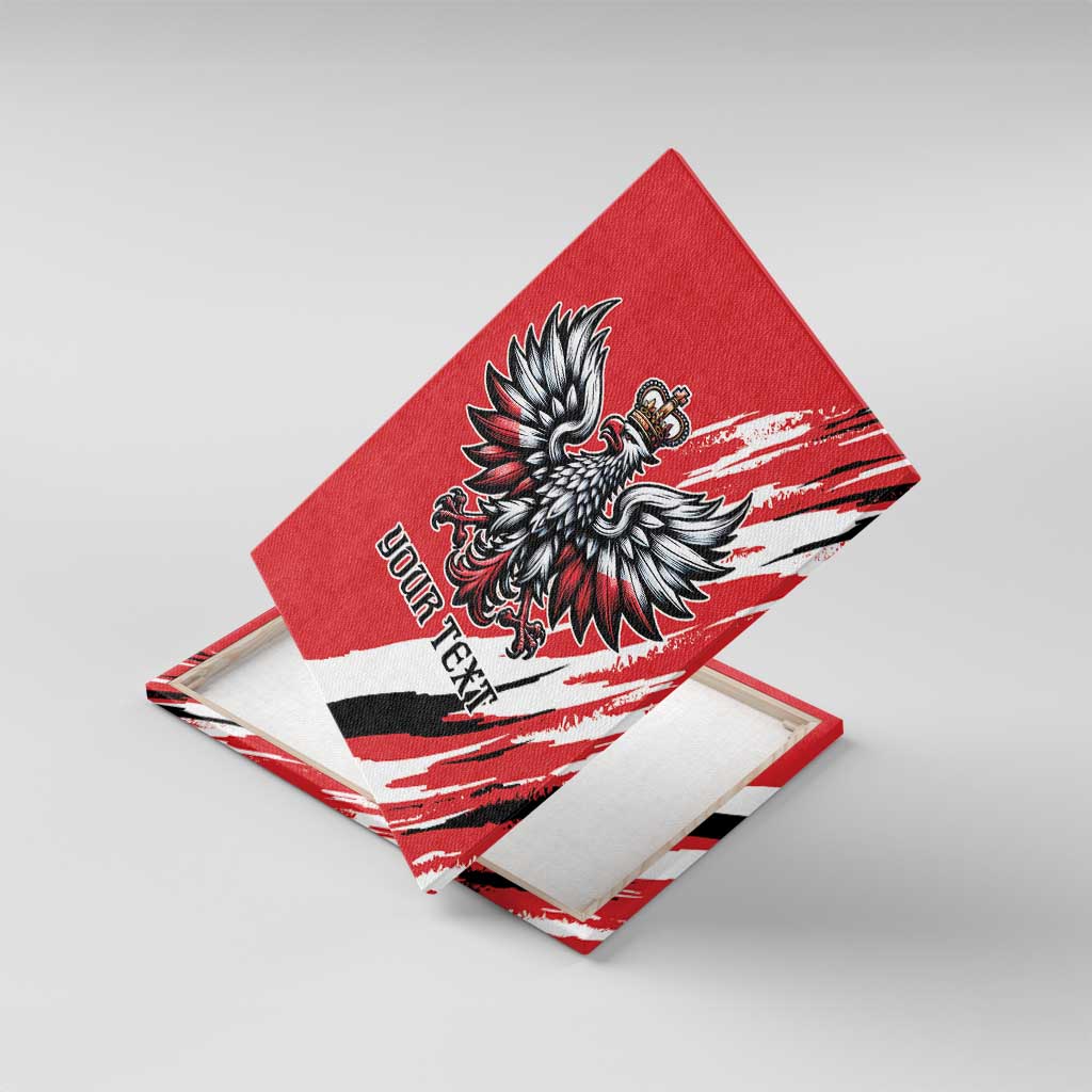 Poland National Flag Day Personalized Canvas Wall Art Polsk Eagle Simple Style