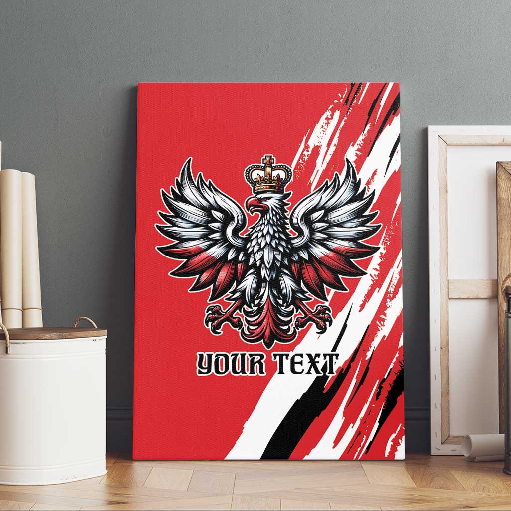 Poland National Flag Day Personalized Canvas Wall Art Polsk Eagle Simple Style