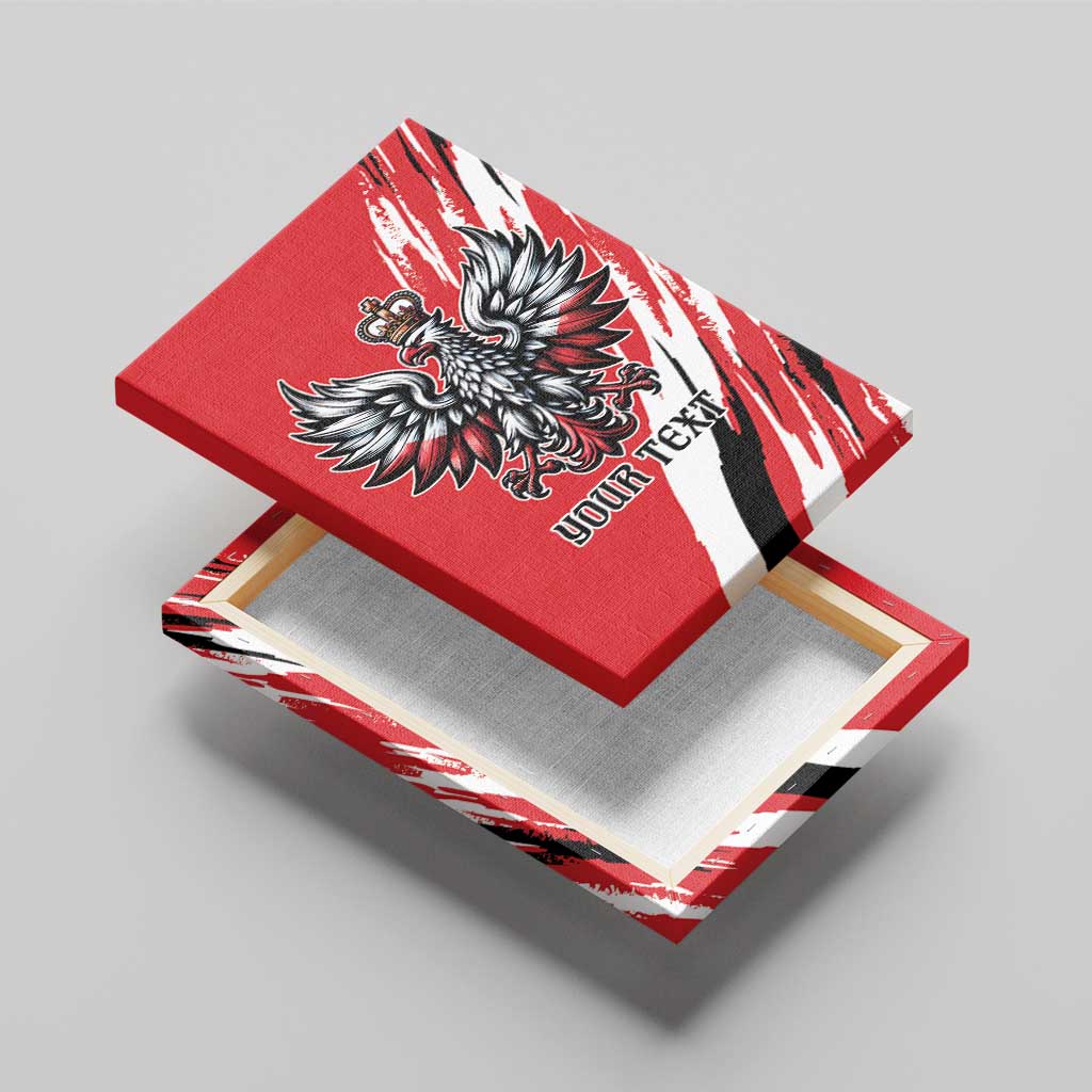 Poland National Flag Day Personalized Canvas Wall Art Polsk Eagle Simple Style