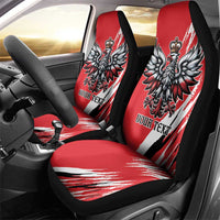 Poland National Flag Day Personalized Car Seat Cover Polsk Eagle Simple Style